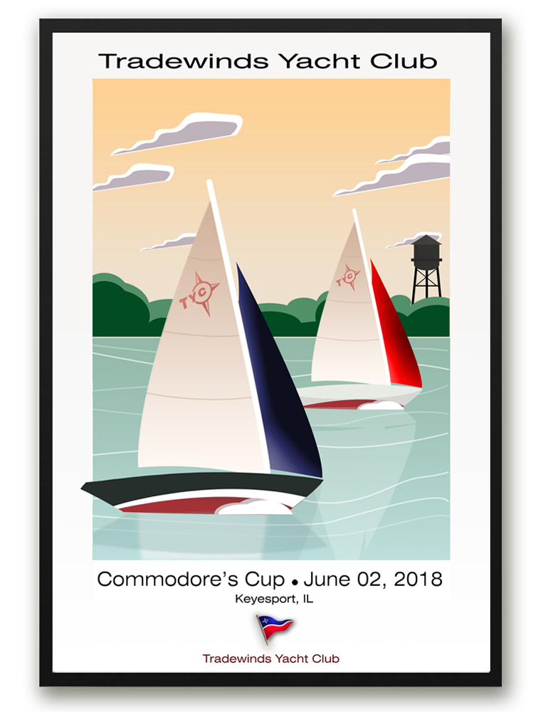 Trade Winds Yacht Club Travel Poster