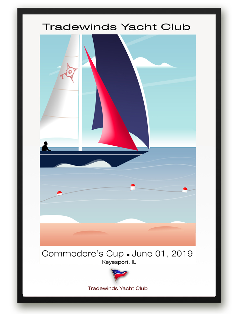 Trade Winds Yacht Club Travel Poster